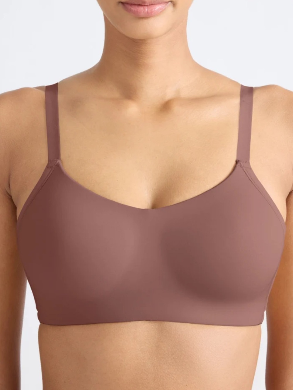 KNIX The One and Only scoop bra Smooth Wireless mocha brown size M